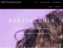 Tablet Screenshot of prettycurls.com